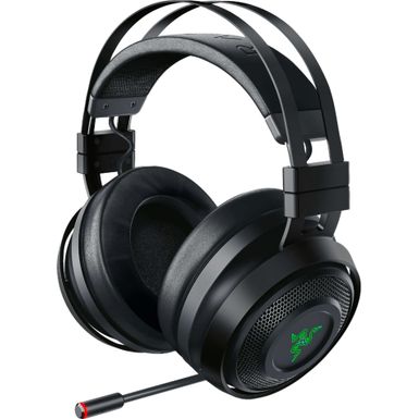 Left Zoom. Razer - Nari Ultimate Wireless THX Spatial Audio Gaming Headset for PC, PS5, and PS4 - Gunmetal