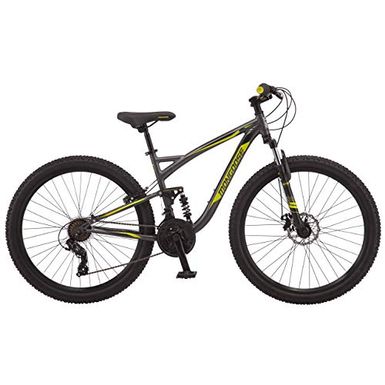 Rent to own Mongoose Status Mountain Bike for Men and Women, Status 2.4,  27.5-Inch Wheels, Dark Silver - FlexShopper