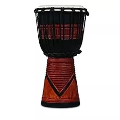 image of Latin Percussion Wood Art Djembe (LP713SB) with sku:b01j3s8hn6-amazon