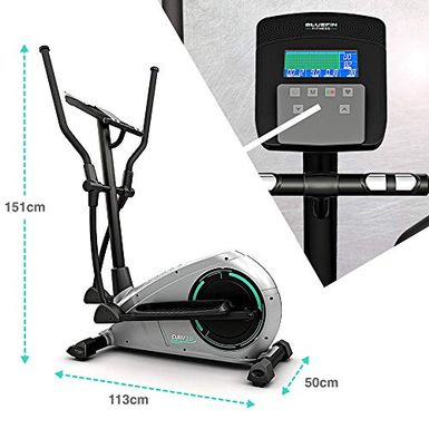 Bluefin Fitness CURV 2.0 Elliptical Cross Trainer | Home Gym | Exercise Step Machine | Air Walker | Compact | Kinomap | Live Video...