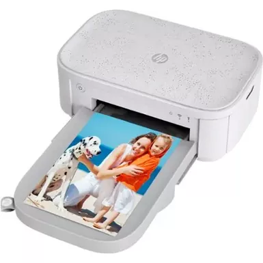image of HP - Sprocket Studio Plus WiFi Photo Printer, Compatible with iOS and Android - White with sku:bb22047299-bestbuy