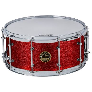 image of ddrum Dios Mpl  6.5x14 Snare Drum. Red Cherry Sparkle with sku:ddr-dsmpsd6.5x14rcs-guitarfactory