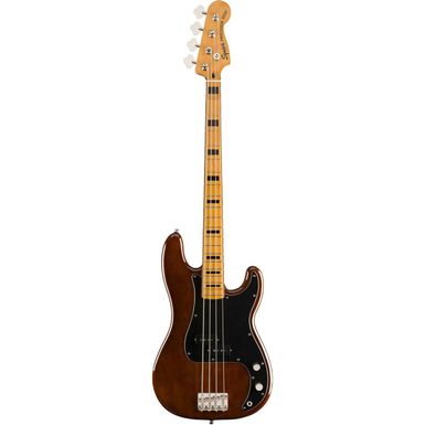 image of Squier Classic Vibe 70s Precision Bass Guitar, Maple Fingerboard, Walnut with sku:sq0374520592-adorama