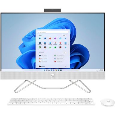 image of HP - 27" Touch-Screen All-In-One - AMD Ryzen 7 - 12GB Memory - 1TB SSD - Starry White with sku:bb21828095-6477677-bestbuy-hp