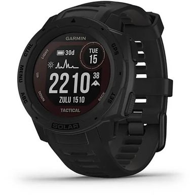 image of Garmin Instinct&#0174; Solar &#0150; Tactical Edition Black with sku:instnsoltcbk-electronicexpress