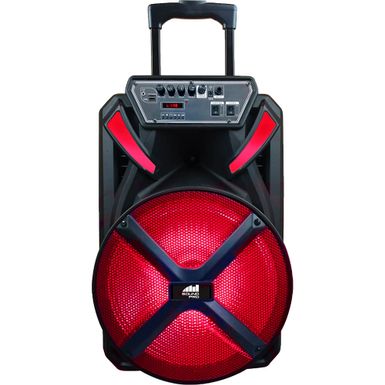image of Naxa Portable 15 inch Bluetooth Party Speaker with Disco Light with sku:nds1536-electronicexpress