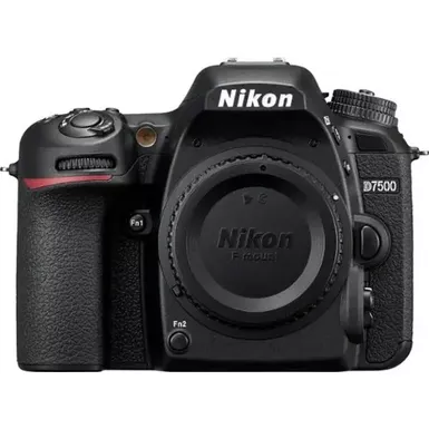 image of Nikon - D7500 DSLR 4K Video Camera (Body Only) - Black with sku:bb20723070-bestbuy