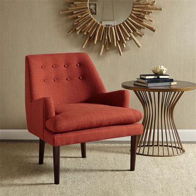 image of Albrae Mid-Century Spice Accent Chair with sku:fpf18-0484-olliix