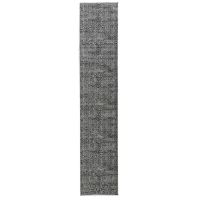 Varya Gray And Charcoal 2X10 Area Rug