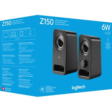 Alt View Zoom 15. Logitech - z150 2.0 Multimedia Speakers (2-Piece) - Black