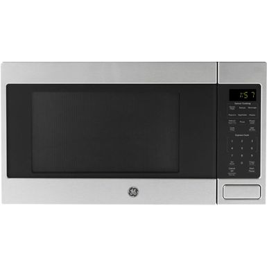 image of GE - 1.6 Cu. Ft. Microwave with Sensor Cooking - Stainless steel with sku:bb21004026-6237753-bestbuy-ge