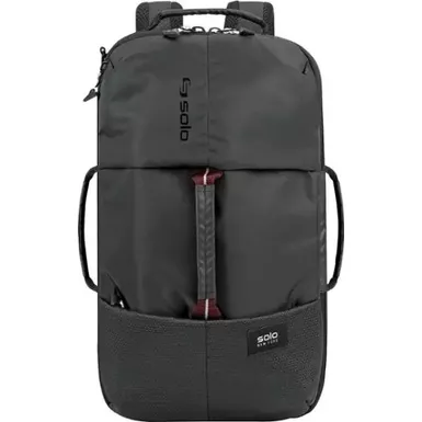 image of Solo New York - Varsity Collection All-Star Duffel Backpack - Black with sku:bb21056661-bestbuy