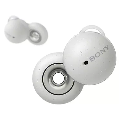 image of Sony - LinkBuds True Wireless Open-Ear Earbuds - White with sku:wfl900w-powersales