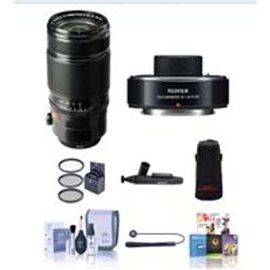 image of Fujifilm XF 50-140mm (76-213mm) F2.8 R LM OIS WR (Weather Resistant) Lens - Bundle with Fujifilm XF1.4X TC WR Teleconverter, 72mm Filter Kit, Soft Lens Case, Cleaning Kit, Capleash II,  Lens Cleaner with sku:ifj50140xfl2-adorama