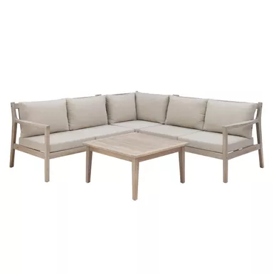 image of Searle 4Pc Sectional Beige with sku:lfxs2152-linon