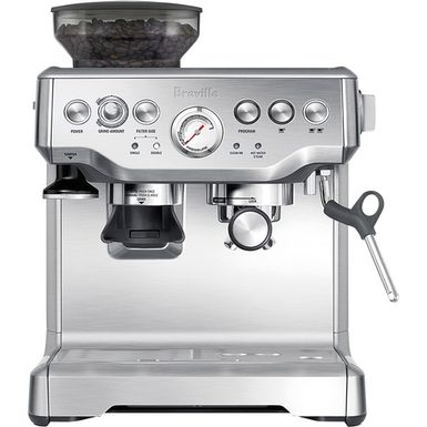 image of Breville - The Barista Express 25-Shot Espresso Maker - Stainless-Steel with sku:bb19785143-6291169-bestbuy-breville