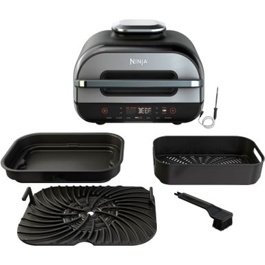 Rent to own Ninja - Foodi Smart XL 6-in-1 Indoor Grill with 4-qt Air Fryer,  Roast, Bake, Broil, & Dehydrate - Black - FlexShopper