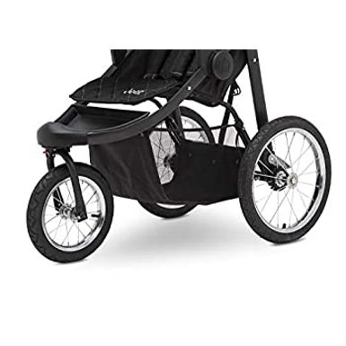 Jeep Deluxe Patriot Open Trails Jogging Stroller by Delta Children, Charcoal Tracks