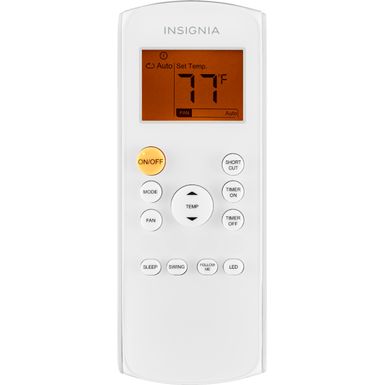 Remote Control Zoom. Insignia™ - 300 Sq. Ft. Portable Air Conditioner - White