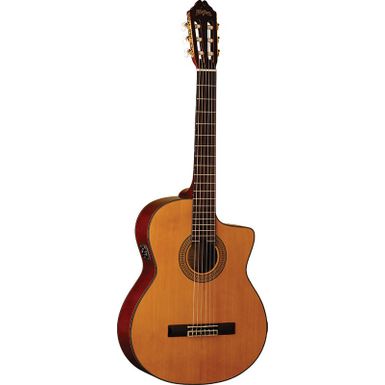 image of Washburn C64SCE-A Classical Acoustic Electric Guitar with sku:was--c64scea-guitarfactory
