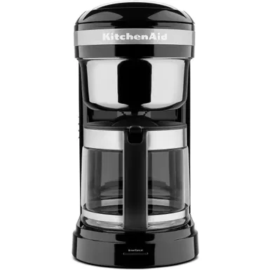 KitchenAid 12-Cup Drip Coffee Maker with Spiral Showerhead and Programmable Warming Plate in Onyx Black