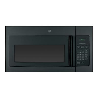 image of GE Black Over-The-Range Microwave Oven with sku:jvm3160dfbk-jvm3160dfbb-abt