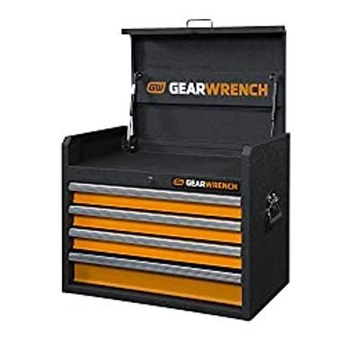 image of GEARWRENCH 26" 4 Drawer GSX Series Tool Chest - 83240 with sku:b08s7cm2cs-ape-amz