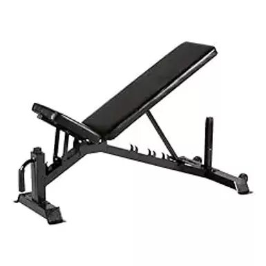 image of Lifeline Utility Weight Bench - Adjustable - 1,000lb Rated for Weightlifting and Strength Training with sku:b086997dh8-amazon