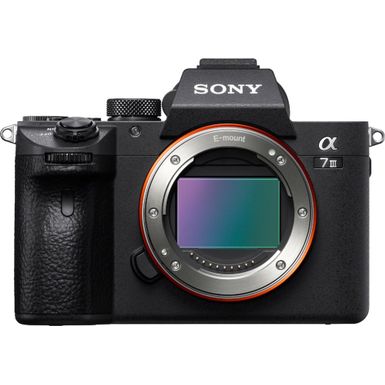 image of Sony - Alpha a7 III Mirrorless 4K Video Camera (Body Only) - Black with sku:ilce7m3-ilce7m3/b-abt