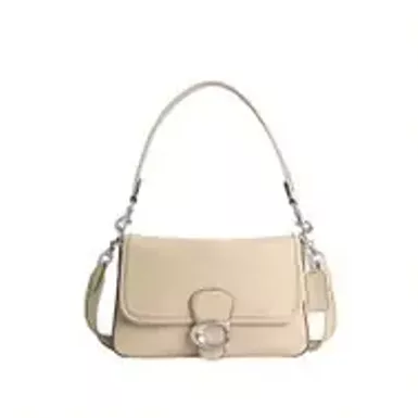 Coach Soft Tabby Shoulder Bag (Ivory)