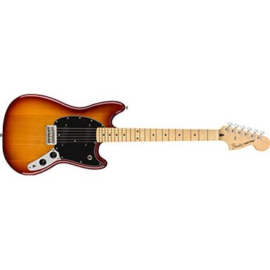 image of Fender Mustang - Maple Fingerboard - Sienna Sunburst with sku:fen-0144042547-guitarfactory