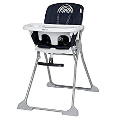 image of Cosco Simple Fold Adjustable High Chair, Folds Flat and Stands on its own, Making it Easy to Store or take on The go, Rainbow with sku:b0brnxv2pw-amazon