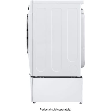 Alt View Zoom 18. LG - 7.4 Cu. Ft. Stackable Smart Gas Dryer with Steam and Built In Intelligence - White
