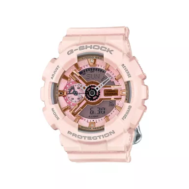 G-Shock - Ladies G-Shock S Series Ana-Digi Baby Pink Resin Watch