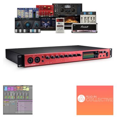 image of Focusrite Clarett+ 8Pre 8-Channel 18-In/20-Out Audio Interface with Software Suite for PC and Mac with sku:frclplus8pre-adorama