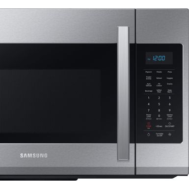 Alt View Zoom 1. Samsung - 1.9 Cu. Ft.  Over-the-Range Microwave with Sensor Cook - Stainless steel