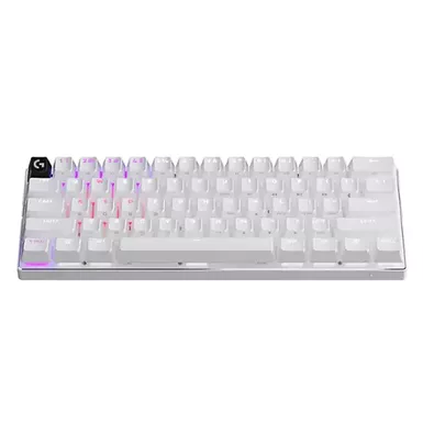 Logitech - PRO X 60 LIGHTSPEED TKL 60% Wireless Mechanical GX Optical Linear Switch Gaming Keyboard with LIGHTSYNC RGB - White