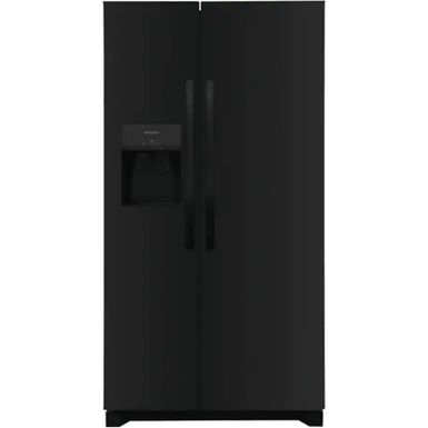 image of Frigidaire 25.6 Cu. Ft. Black Side-by-side Refrigerator with sku:frss2623ab-electronicexpress
