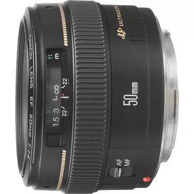 image of Canon - EF 50mm f/1.4 USM Standard Lens - Black with sku:bb11128065-bestbuy