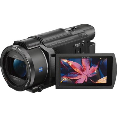 Left Zoom. Sony - Handycam AX53 4K Flash Memory Premium Camcorder - Black