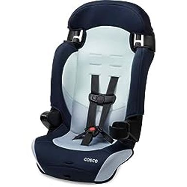 image of Cosco Finale DX 2-in-1 Booster Car Seat, Forward Facing 40-100 lbs, Rainbow with sku:b0bs8q7z3c-dor-amz
