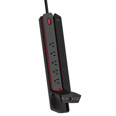 image of Monster - Power Center Vertex XL 10 AC Outlet Surge Protector Black with sku:2mnac0675b0l2-powersales
