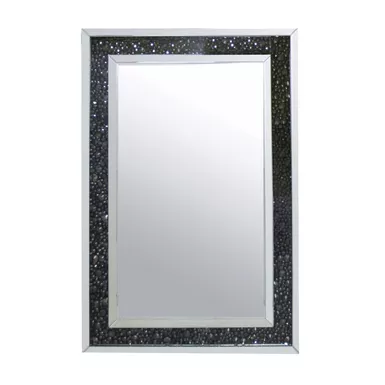 ACME Nysa Accent Mirror, Faux Crystals