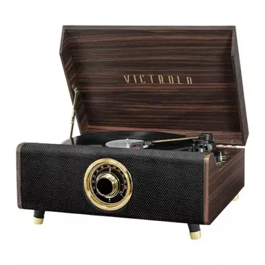 image of Victrola Highland Bluetooth Record Player - Espresso with sku:bb21281316-bestbuy