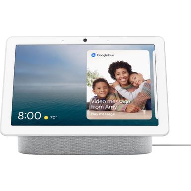 Alt View Zoom 13. Nest Hub Max Smart Display with Google Assistant - Chalk