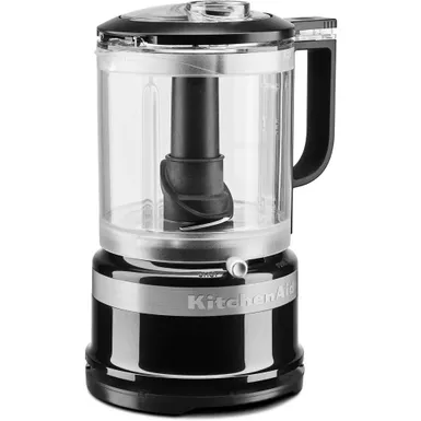 image of KitchenAid 5-Cup Food Chopper with Multi-Purpose Blade and Whisk Accessory, Onyx Black with sku:kfc0516ob-almo