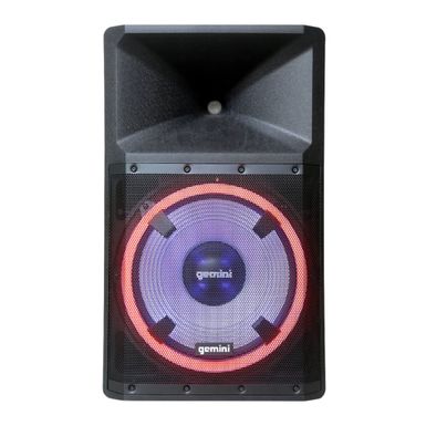 image of Gemini GSPL2200PK / GSP-L2200PK Bluetooth Party Speaker with Party Lights, Microphone, and Speaker Stand with sku:gspl2200pk-electronicexpress