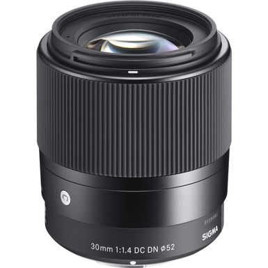 image of Sigma - 30mm 1.4 DC DN Contemporary Lens for select Sony APS-C E-mount cameras - Black with sku:sg3014dson-adorama