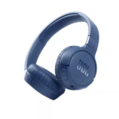 image of JBL Tune 660NC Headphones w/ Active Noise Cancellation Blue with sku:jblt660ncbluam-powersales