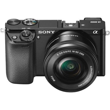 Alt View Zoom 12. Sony - Alpha a6000 Mirrorless Camera with 16-50mm Retractable Lens - Black